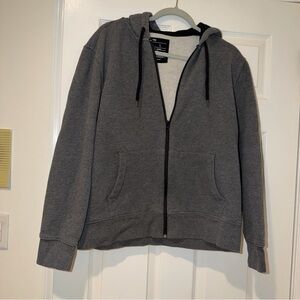 GAP Men's Gray Zip-Up Hoodie